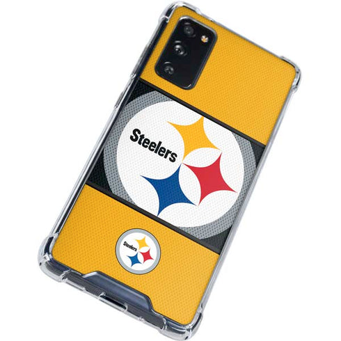 NFL Pittsburgh Steelers Zone Block Galaxy S20 FE Clear Case